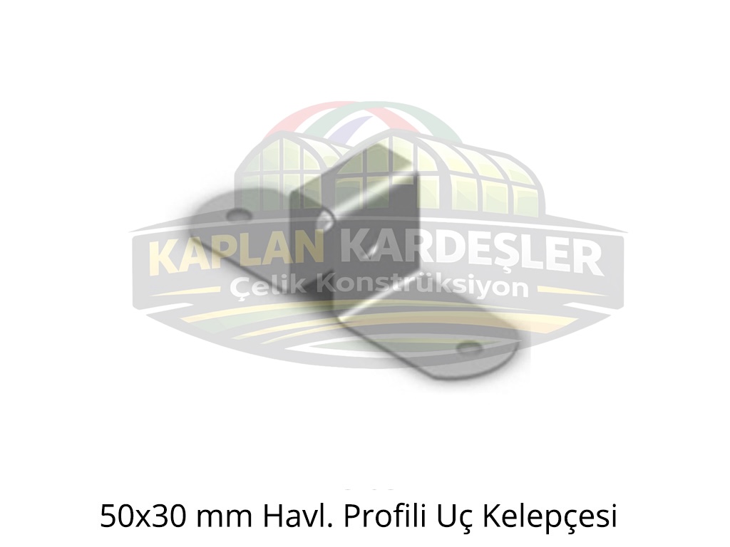 50x30 mm Havl. Profili Uç Kelepçesi
